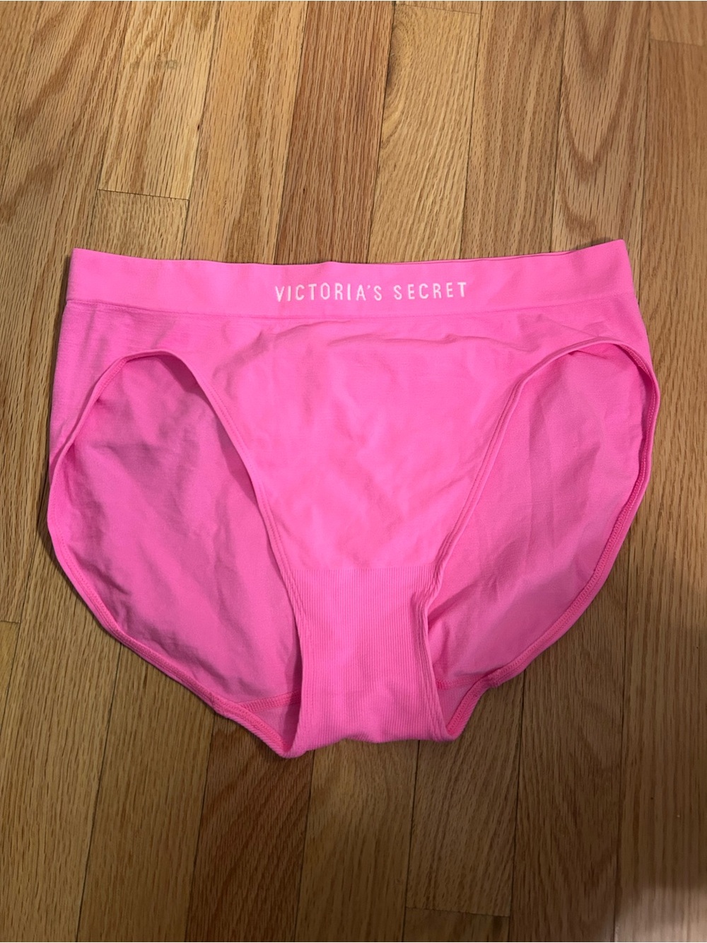 VICTORIA'S SECRET Hi Leg Soft Seamless Brief Panty XL NWT Hot Pink